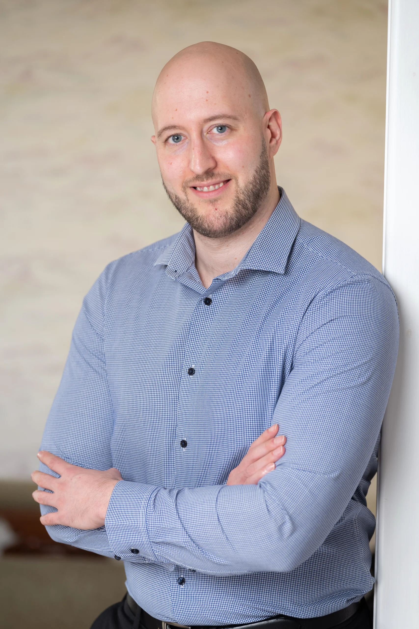 Portrait of Jordan, counsellor in Edgerton, Huddersfield